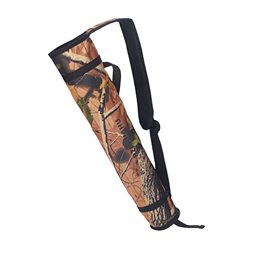 PengGengA Carcaj de Tiro con Arco para Flechas Adultos Carcaj para Espalda con Cinturón Ajustable para Práctica con Arco y Flecha (Camo, 49.5 * 8 * 8cm) Cover