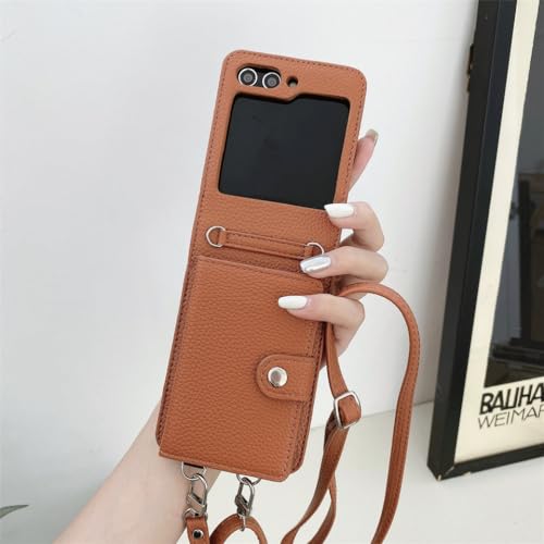 Housse pour Galaxy Z Flip 3 4 5 ENILSA étui téléphone bandoulière parfait pour vos sorties libres