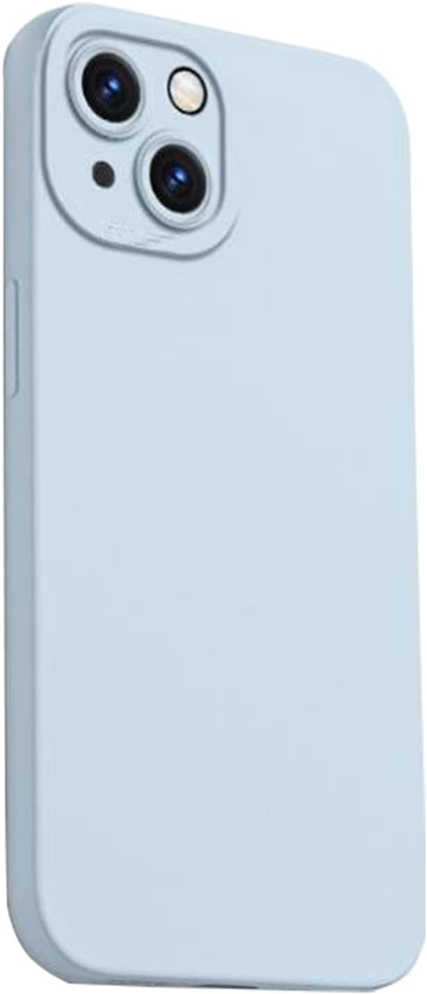 Funda de silicona, silicona líquida delgada de tacto suave y sedoso, funda protectora de goma antiarañazos de cuerpo completo, para iPhone 14/14 Pro/14 Plus/14Pro Max (Color: gris, tamaño: 14
