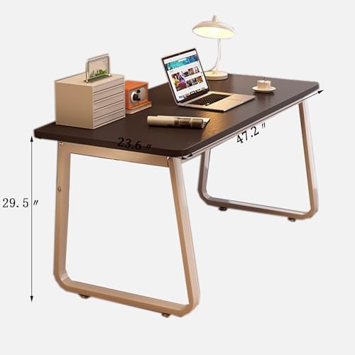 Bureau d'ordinateur compact avec cadre en métal robuste pour table d'écriture - 4