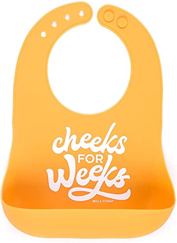 Image of Bella Tunno Wonder Bib – Silicone Baby Bib for Girls & Boys, Adjustable Non-toxic BPA Free Soft Silicone Bib, Easy to Clean