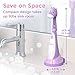 Brusheez Little Toddlers’ Sonic Toothbrush - Safe & Gentle Toothbrush for Ages 1-3 with Built-in, Light-Up 2-Minute Timer, Extra Brush Head, & Storage Base for First-Time Brushers (Lucky The Unicorn)