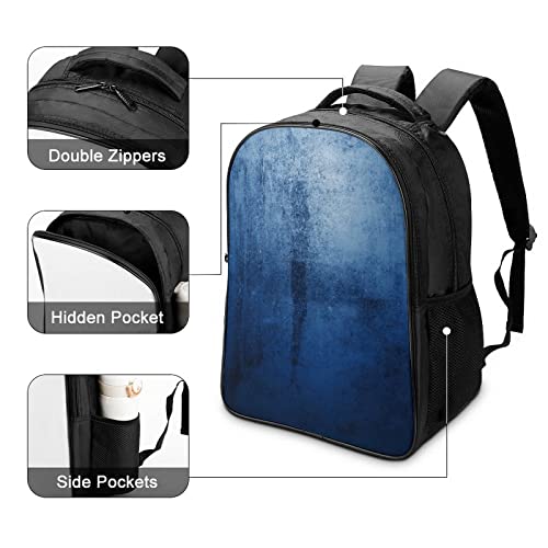 Mochila azul de moda resistente con relieve 3D Cool y gran capacidad para niños 4