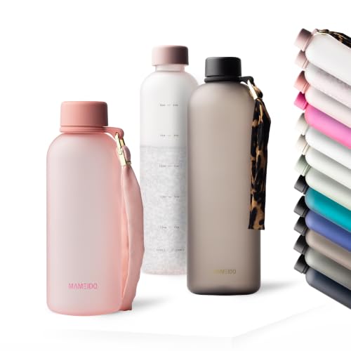 MAMEIDO Trinkflasche Kohlensäure geeignet aus Tritan 600 ml Flamingo – Ansicht 1