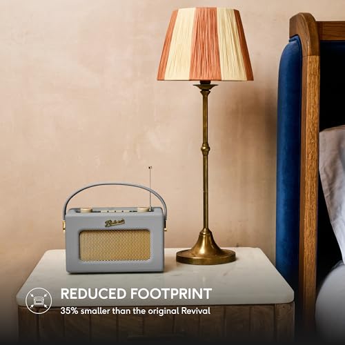 Roberts Revival Uno Fm/Dab/Dab+ Digital Radio With Bluetooth, Dove Grey - 7