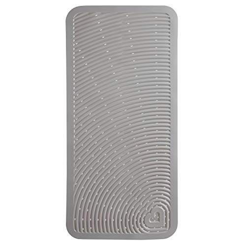 Munchkin Soft Spot Baby Bath Mat for Tub, Cushioned Bathtub Mat for Toddlers and Kids, 36″x17″, Grey