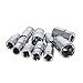 Utoolmart Shallow Socket Sets, 1/4 inch Drive, 5/32 inch & 3/16 inch&7/32 inch&1/4 inch&9/32 inch&5/16 inch&11/32 inch&3/8 inch&7/16 inch&1/2 inch, 6-Point, Cr-V, Standard Imperial Sizes, 1 Set Socket
