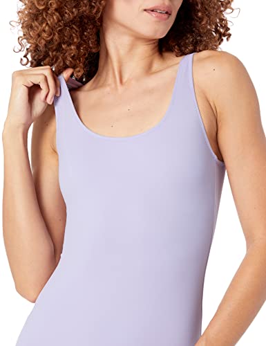 Image of Amazon Essentials Women's One-Piece Scoop Neck Coverage Swimsuit (Available in Plus Size)