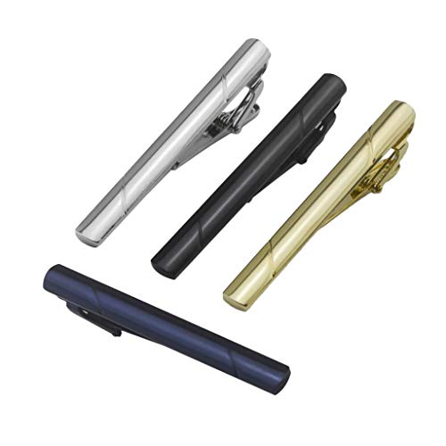 4pcs Prendedor de Gravata de Fechamento de Pino de Metal Padrão