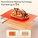 Warming Mat for Food, Voriah Electric Warming Tray with 3 Temp Settings & Auto Shut-Off, Food Warmer with Thick Silicone Surface to Keep Food Warm at Buffet, Parties, and Family Use（Apricot）