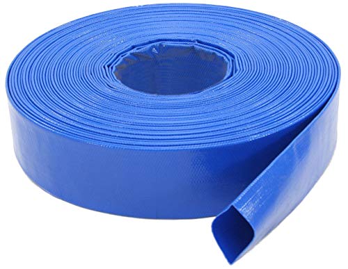 Get Special Price Abbott Rubber 1147-4000-100FT General Purpose Reinforced PVC Lay-Flat Water Discharge Hose, 4-Inch by 100-Feet, Blue