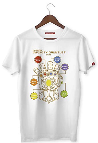 CAMISETA MARVEL MANOPLA DO UNIVERSO GUERRA INFINITA