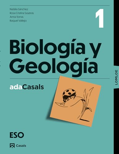 Portada de Biología y Geología 1º ESO Ada Codigo Abierto LOMLOE Mec Ed 2023