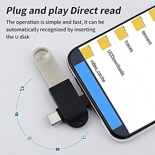 Image of MAXXOX 2IN1 OTG Type C to USB and Type B OTG for Smartphones Compatiable with MacBook Air, MacBook Pro, Windows and All Laptop,Smartphones and Tab