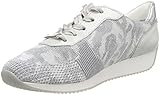 Hochwertige Qualität ARA Damen LISSABON Sneaker, Silber (Camu-Silber, Bianco/Silber 39), 37 EU