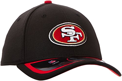 NFL San Francisco 49ers 2015 Reverse 39Thirty Stretch Fit Cap, Medium/Large, Black