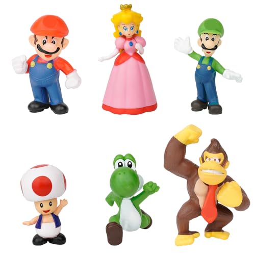 Siphus Torte Decorazioni Bambino, 6 Pezzi Figure Decorazione Torta, Figurina Topper Tarta, Regalo Compleanno Festa per Ragazzi Ragazze