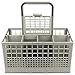 Premium Universal Besteckkorb Spülmaschinenkorb passend für AEG, Bosch, Bauknecht, Gorenje, Miele, Neff, Privileg, Siemens, Whirlpool, Zanussi, uvm. Geschirrspüler | Maße: 24 x 14 x 24,5 cm | Zubehör