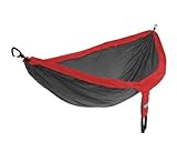 Eagles Nest Outfitters - DoubleNest Hammock with Insect Shield Treatment, Red/Charcoal