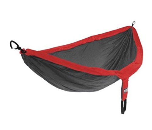 ENO - Eagles Nest Outfitters DoubleNest Hammock with Insect Shield Treatment, Red/Charcoal