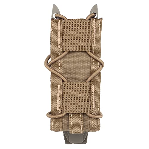 Tactical 9mm Single Magazine Pouch Molle Flashlight Pouch Torch Holder Hunting Holster Shooting Airsoft