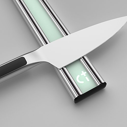 Bisbell BMKR32-45-FG - Soporte para cuchillos, aluminio, color plateado Cover