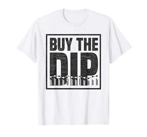Kaufen Sie den Dip Shareholder Investor Stock Market Finances Stock Stock T-Shirt