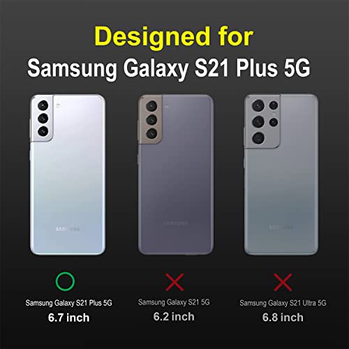 Image of Amazon Brand - Solimo Silicone Mobile Cover for Samsung Galaxy S21 Plus 5G (Silicon Black)