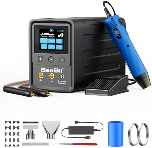 Seesii Spot Welder and Heat Gun Kit