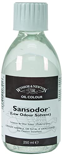 Winsor & Newton Sansodor Low Odor Solvent 250ml (8.4-oz) Bottle