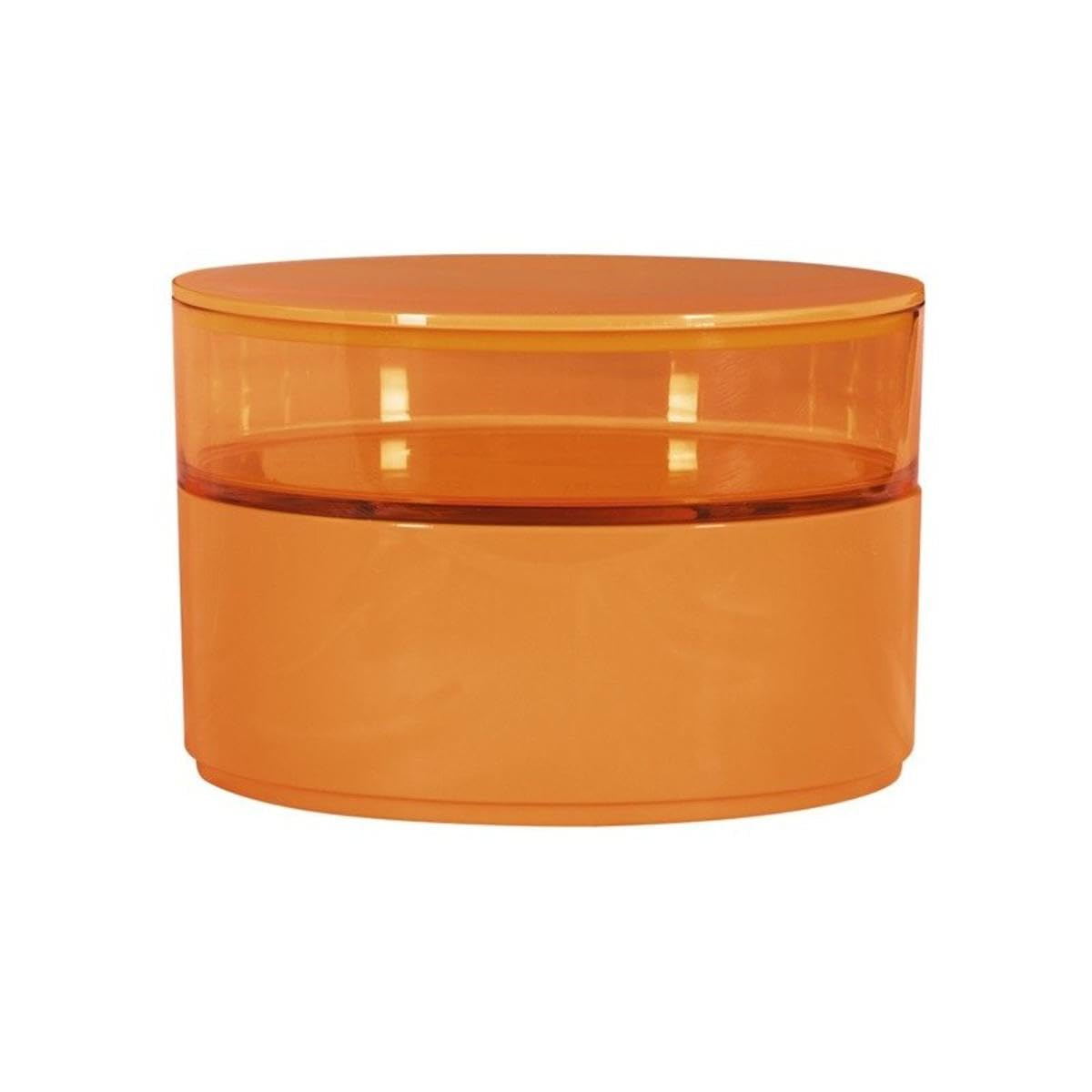 Spirella Organiser Box – 2 Compartments – Orange 1218100, White, Standard