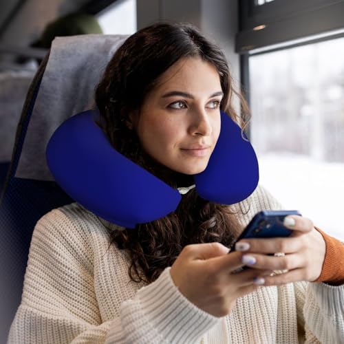 Almohada cervical de espuma viscoelástica talla única negra miniatura 6