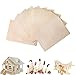 Price comparison product image nuoshen 10 Pieces A5 Plywood Sheets, 3mm Birch Wood Ply for Craft Painting Modelling Fretwork Engraved Home Decor
