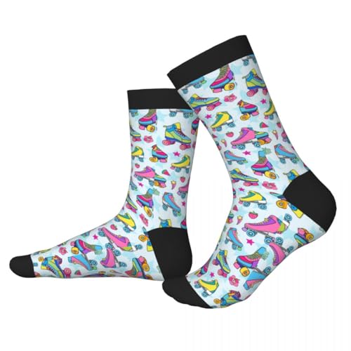 Image of Men Women Casual Cool Cute Crazy Funny Athletic Sport Novelty Graphic Crew Socks
