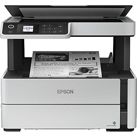 Epson EcoTank ET-M2170 nachfüllbarer 3-in-1-Schwarzweißdrucker (Scanner, Kopierer, DIN A4, Duplex, USB 2.0, Wi-Fi, Ethernet) großer Tintenbehälter, hohe Reichweite, niedrige Seitenkosten Cover