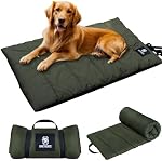 OneTigris Large Dog Bed Washable Matteress Anti Slip Cushion for Pets Sleeping, 3.6ft by 2.2ft Water-Resistant Pet Bed for Indoor Outdoor (Medium)