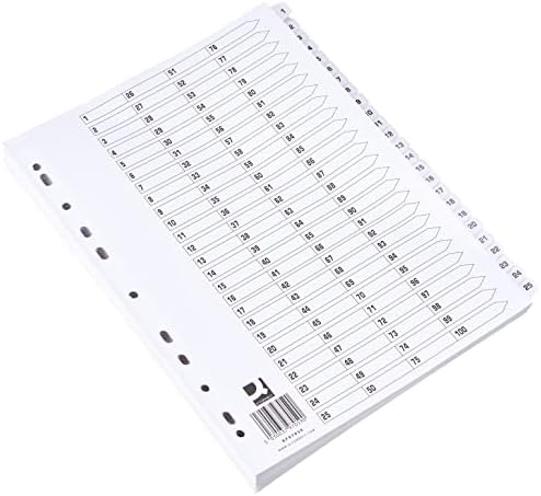 Q Connect A4 1-100 Mylar Index