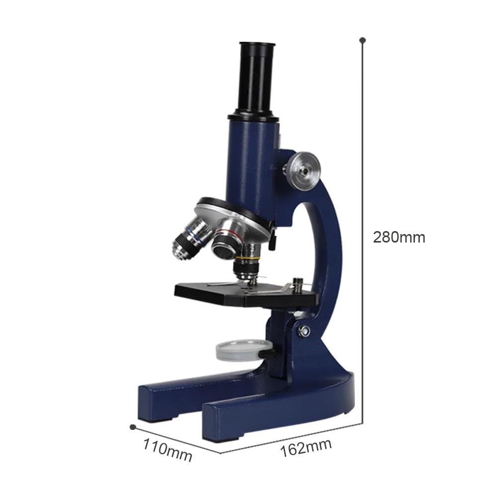 Zoom 640X 1280X 1600X 2000X H_D Microscopio biológico apto for niños Estudiantes Laboratorio de Ciencias Educativas Accesorios para microscopios de laboratorio(40X-400X)