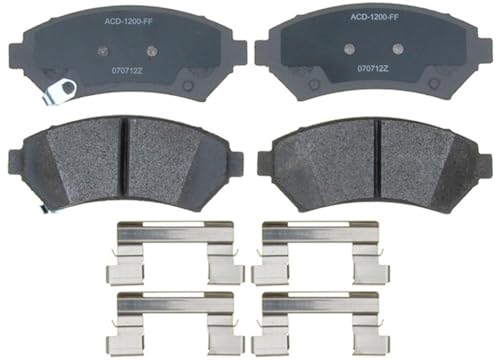 ACDelco Silver Front Brake Pad Set 14D699MH | GM 88877680 Semi-Metallic Front Brake Pads for Select Chevy Impala, Chevrolet, Cadillac, Oldsmobile, Pontiact, Buick, and more