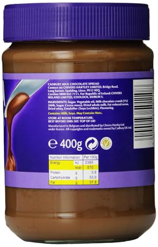 Cadbury Milk Chocolate Spread 14.1 oz each (1 Item Per Order) - Thumbnail 3