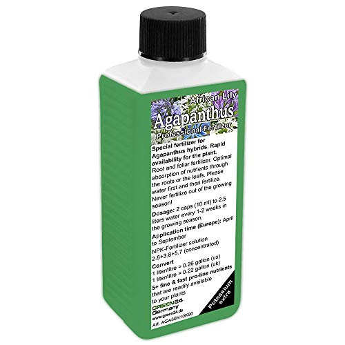 GREEN24 Agapanthus (African Llily, Lily of the Nile) Liquid Fertilizer HighTech NPK, Root, Soil, Foliar, Fertiliser - Prof. Plant Food
