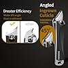 EBEWANLI Ingrown Nail Clippers, Slanted Curved Blade Toe Nail Clippers for Ingrown Toenails & Fingernail, Stainless Steel Toenail Clippers Cutter, Angled Nail Clippers for Seniors, Men, Women