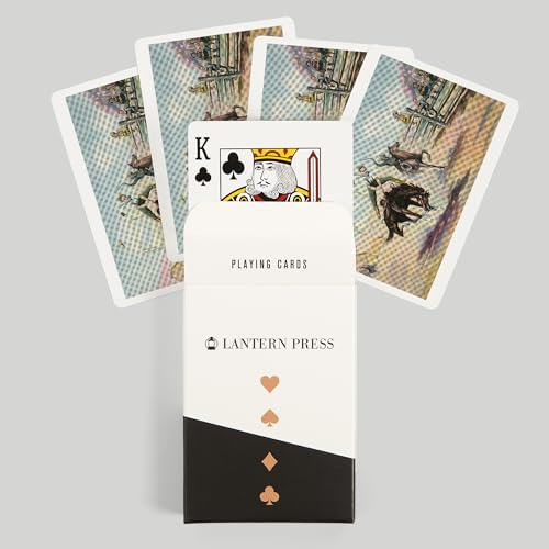 Lantern Press Western Scene, Baraja de 52 Cartas Poker miniatura 6