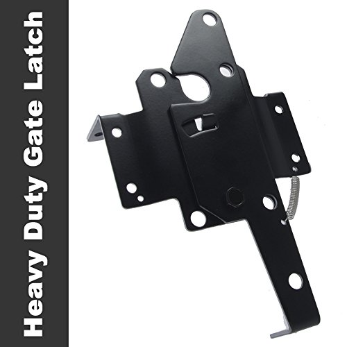 Post Mount Gate Latch (Black Finish) | The Perfect Latch To Secure Your Pool And Yard | Perfect To Replace Your Pool Gate Latch, Fence Gate Latch, Vinyl Gate Latch, And Wood Fence Gate Latch! #TOP2