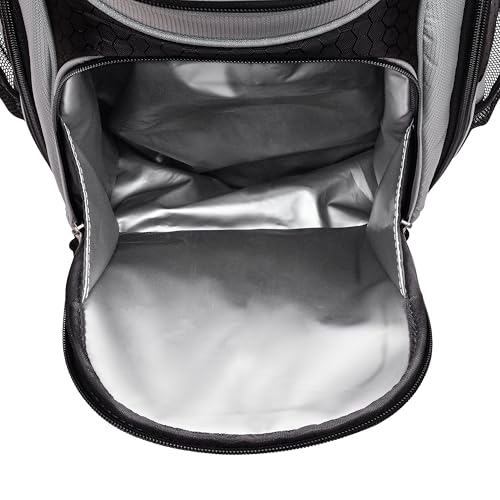 Founders Club 4th Generation Club Lock Organizer Golf Cart Bag for Men with 14 Way Anti Rattle Divider Top- Free Snap On Rain Hood-Full Length Dividers (Stone)