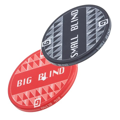 Abaodam Poker Blind Betting Chips Poker Card Dealer Button Chip Holder Game Tokens Accessories