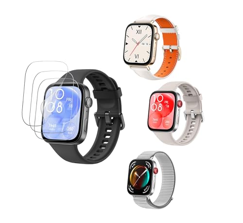 Ή HUAWEI WATCH FIT3 tB یtB x x   ˒ጸ Uh~ TPU_ wh~ X}[gEHb` Smart Watch 1.82C` tB tیtBy3z