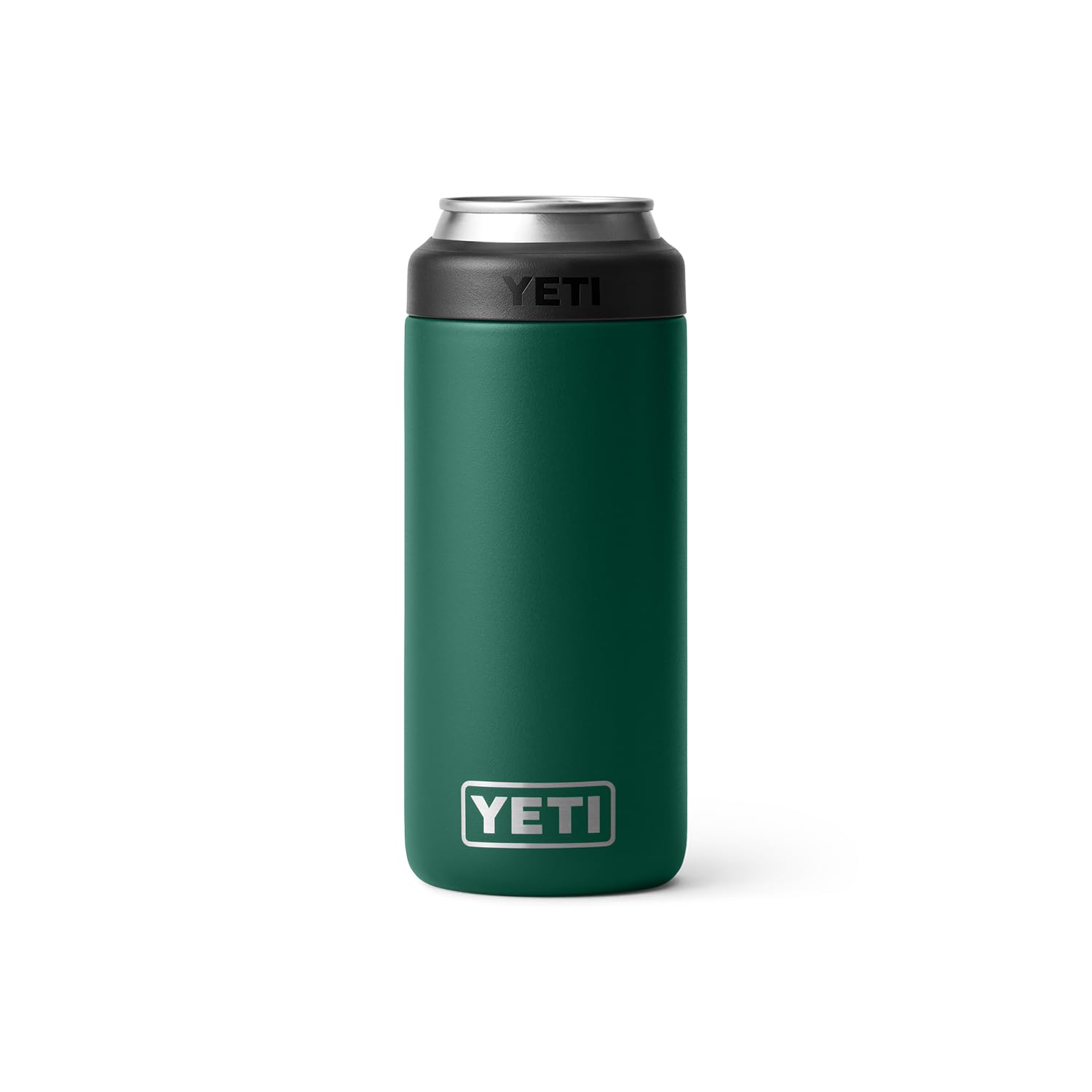 YETI Rambler Isolateur de canette Colster Slim de 355 ml pour canettes de Seltzer rigides et minces, (insert non fourni), vert forêt noire