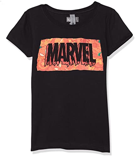 T-shirt Halloween fille Marvel noir XL : idée cadeau citrouille