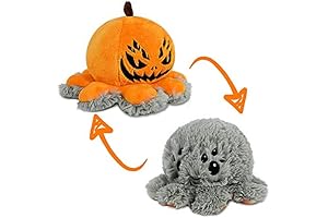 TeeTurtle Mood-Expressing Spider Plushie: Halloween Edition